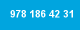 978 186 42 31 978 186 42 31